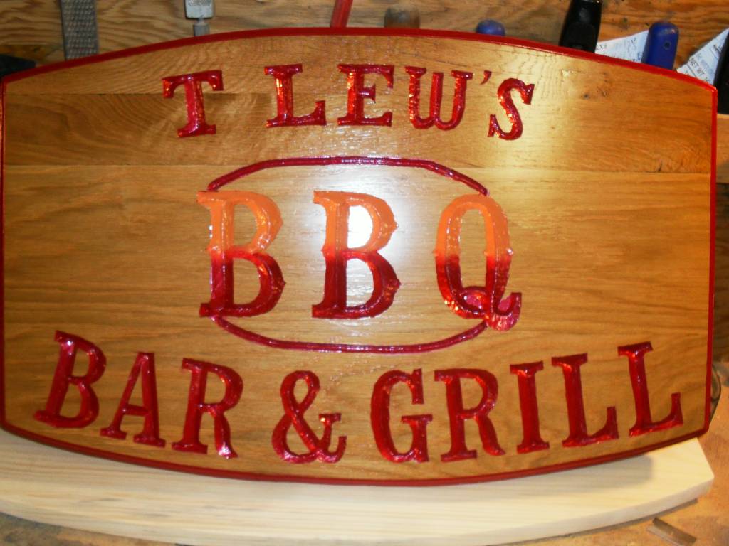 Carved sign 1